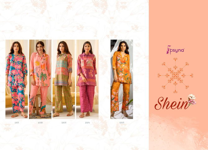 Shein Vol 1 By Psyna Summer Wear Cord Set Ladies Top With Pants Wholesalers In Delhi